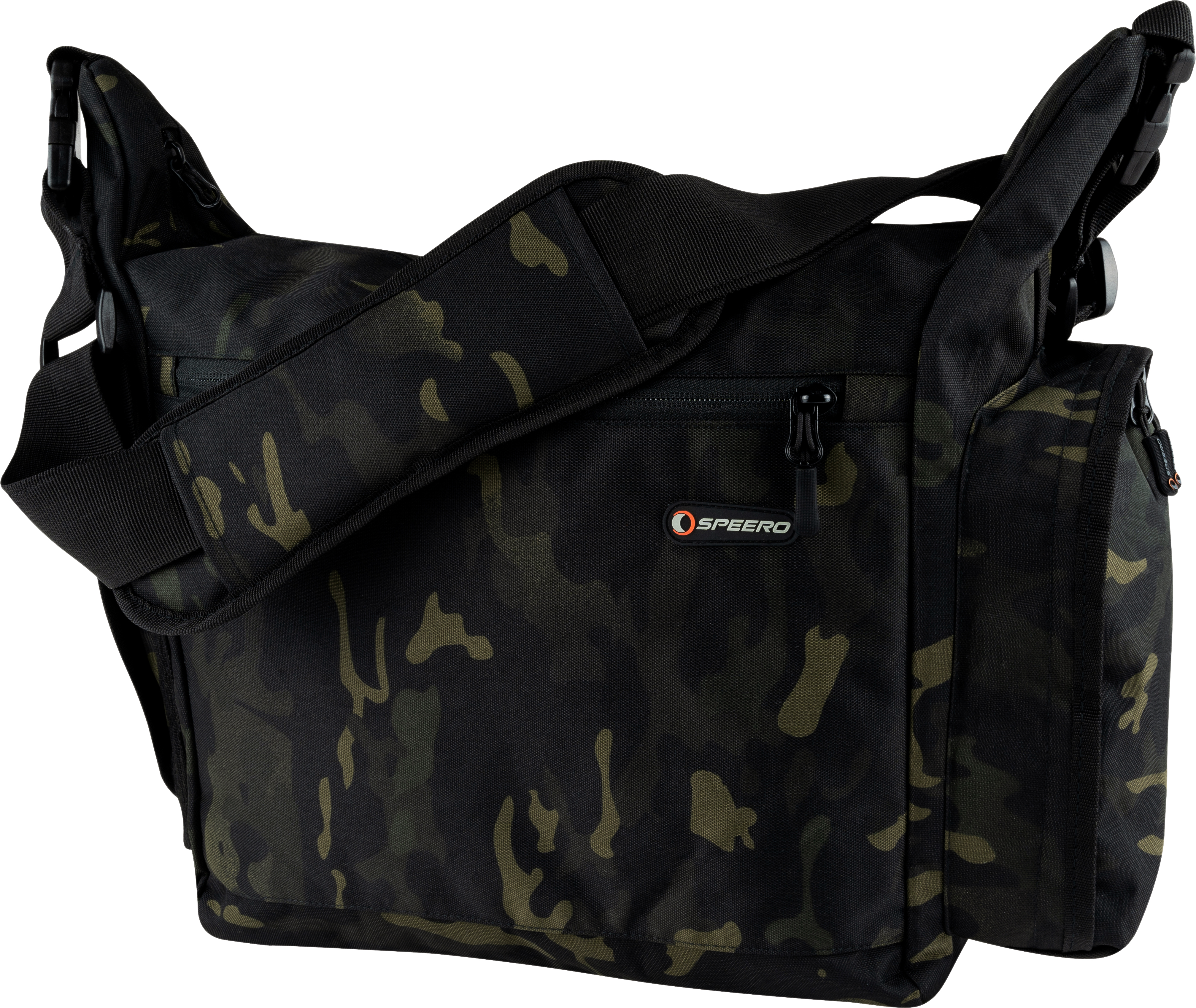 Speero Session Shoulder Bag Black Camo